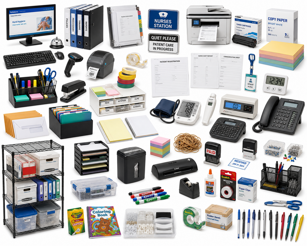 Nurse's Station and Office Supplies